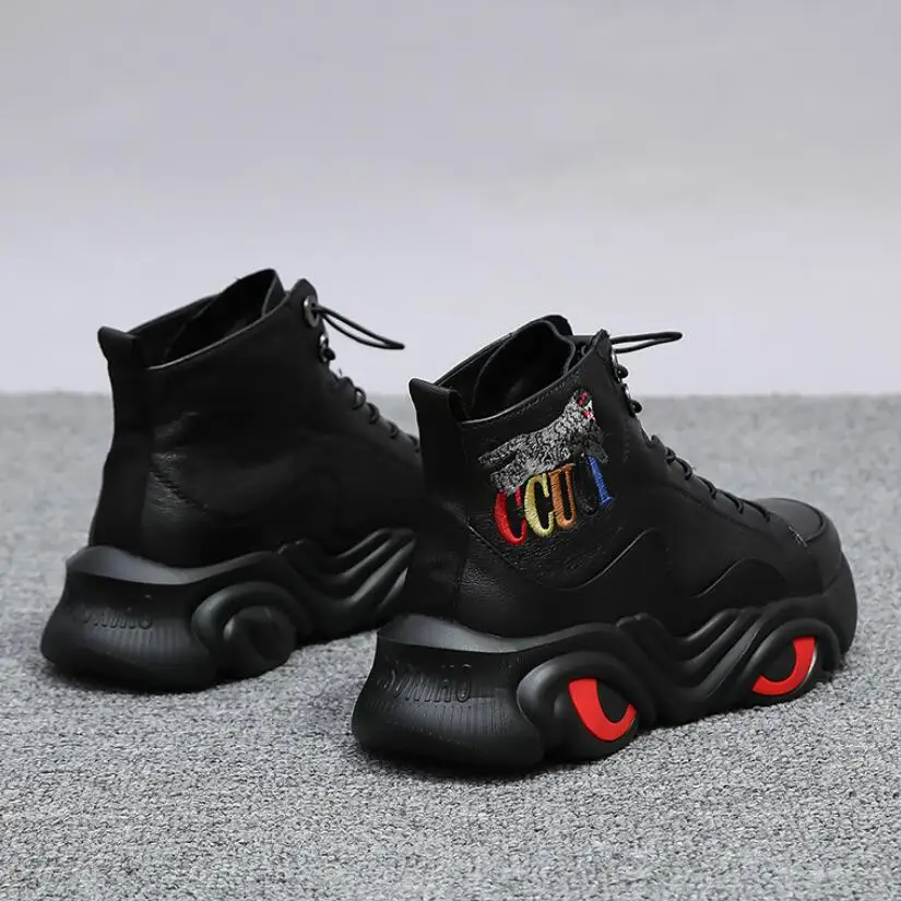 Мужские туфли из 100% натуральной кожи с натуральным лицевым покрытием осенняя