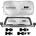 1 шт., солнцезащитный козырек на лобовое стекло автомобиля, защита от УФ-излучения, декор для Hummer H1 H2 H3 H3T HX HEV, автомобильные аксессуары для интерьера