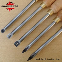 woodworking turning tool hand held wooden rotary turning tool woodworking lathe hollowing knife hard alloy blade disposable woo