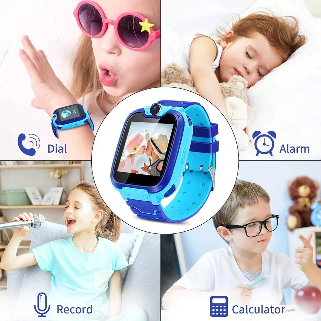 

Q12 Kids Smart Watch Waterproof IP67 SOS Antil-lost Phone Watch Baby 2G SIM Card Call Location Tracker Child Smart Watch