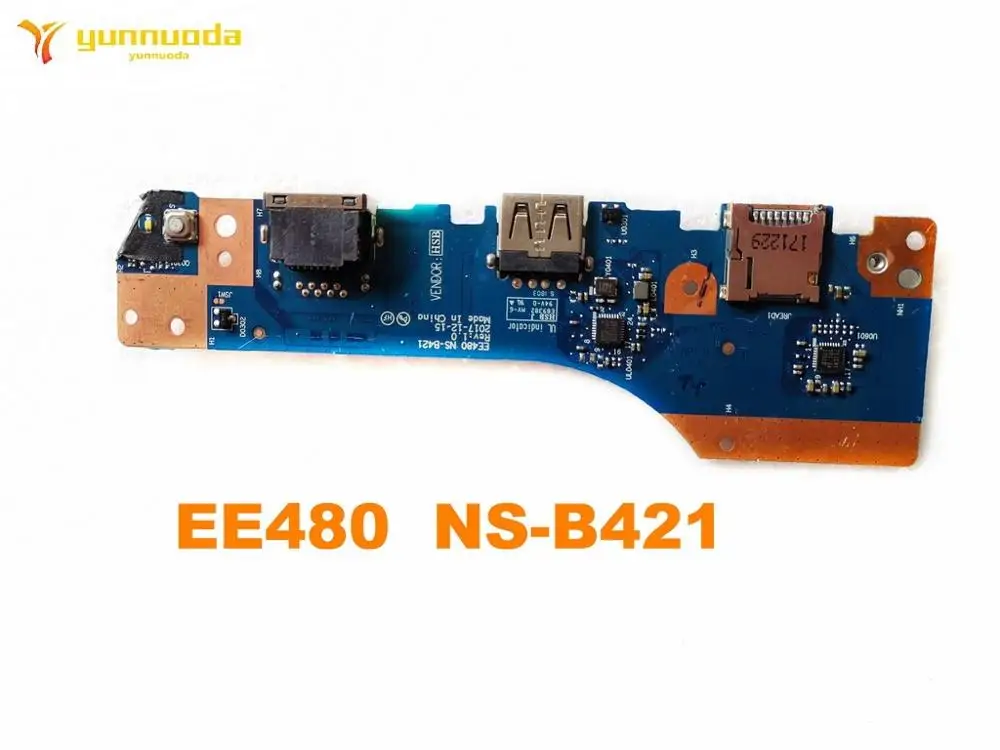 Оригинальный Для Lenovo E480 питания боты USB плата ввода-вывода NS-B421 испытанное