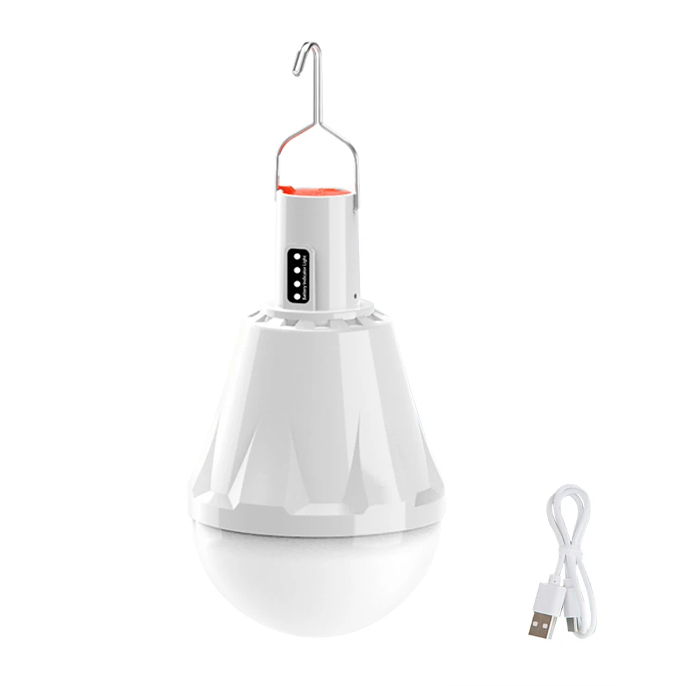 

Fishing Hiking Lightweight For Garage Portable Indoor Hanging With Hook Emergency LED Light Outdoor Camping ABS USB Rechargeable