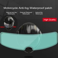 helmet universal anti fog rainproof patch lens clear visor sticker helmet film for motorcycle helmets motocross accessories