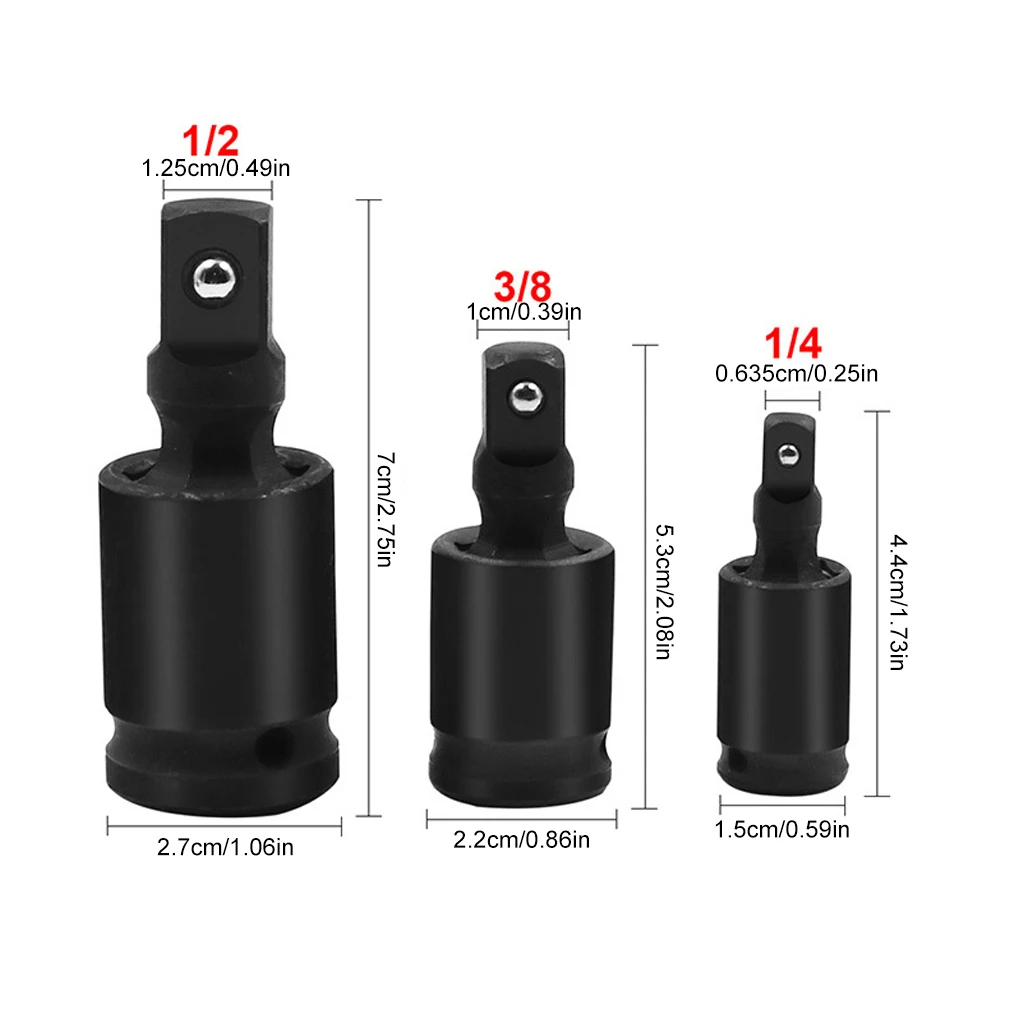 360 degree rotating knuckle gasket air impact oscillating plug adapter hand tool 1/2 3/8 1/4 | Инструменты
