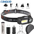 CEHOLYD светодиодный налобный фонарь s Открытый Кемпинг портативный мини XPE + COB налобный фонарь USB зарядка рыболовный фонарь для 18650