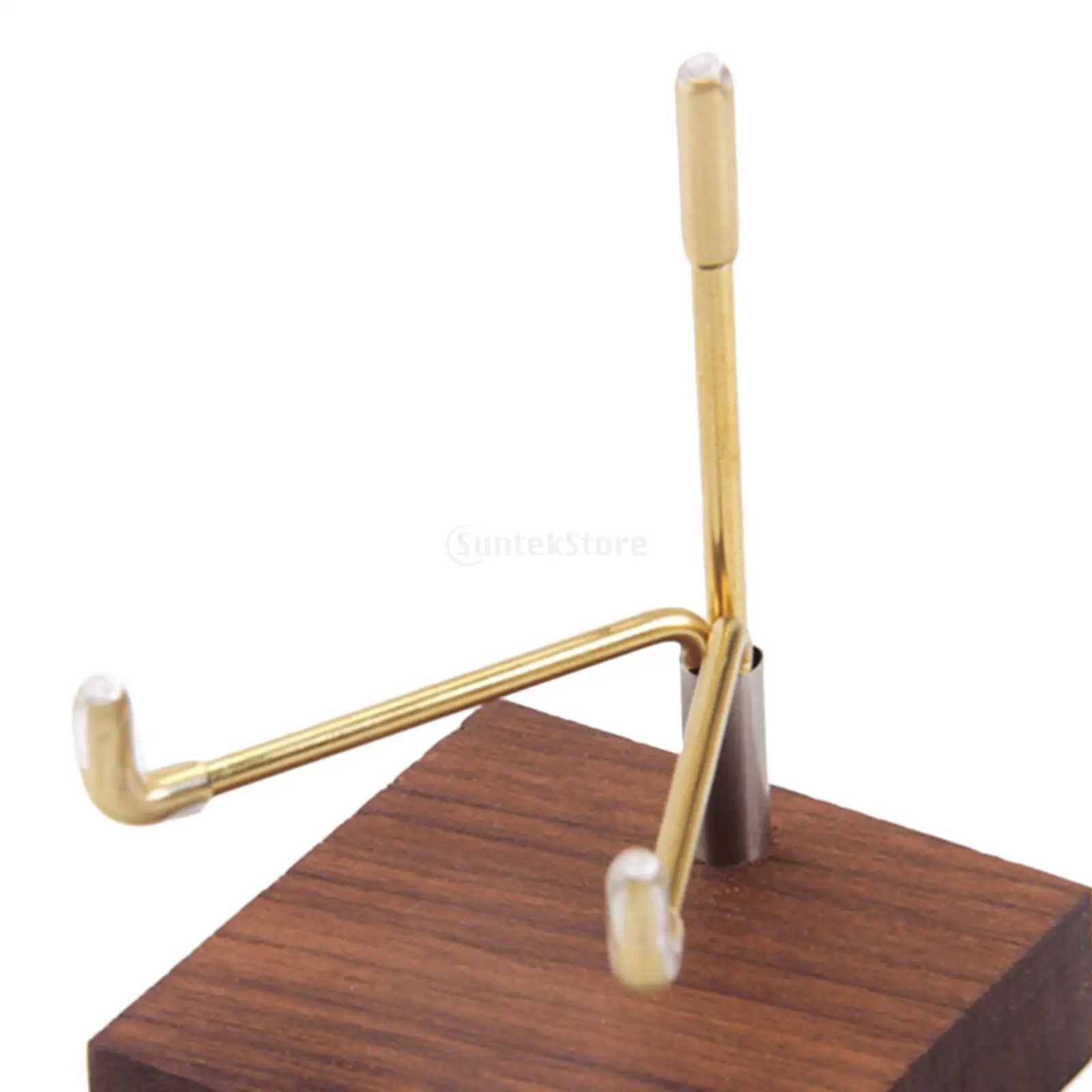 

Metal Arm Wooden Base Display Stand Easel for Gemstone Mineral Home Decor Minerals Fossils Rocks Geode Display Stands