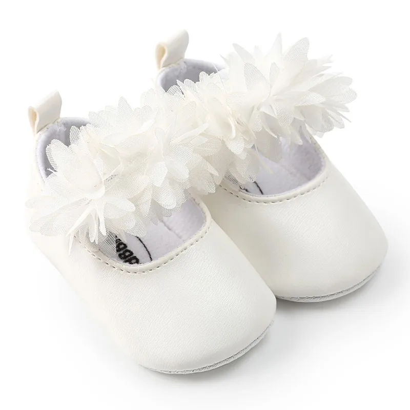 

Fashion PU leather Baby Shoes Floral style baby Girls Shoes moccains soft sloe toddler shoes party for 0-18M first walkers