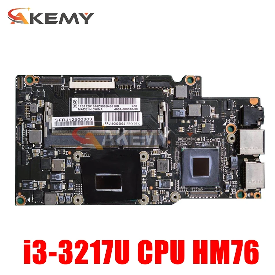 Материнская плата yoga13 для For Lenovo Yoga 13 Yoga13 материнская ноутбука FRU:90000652 с I3 3217U ЦП HM76