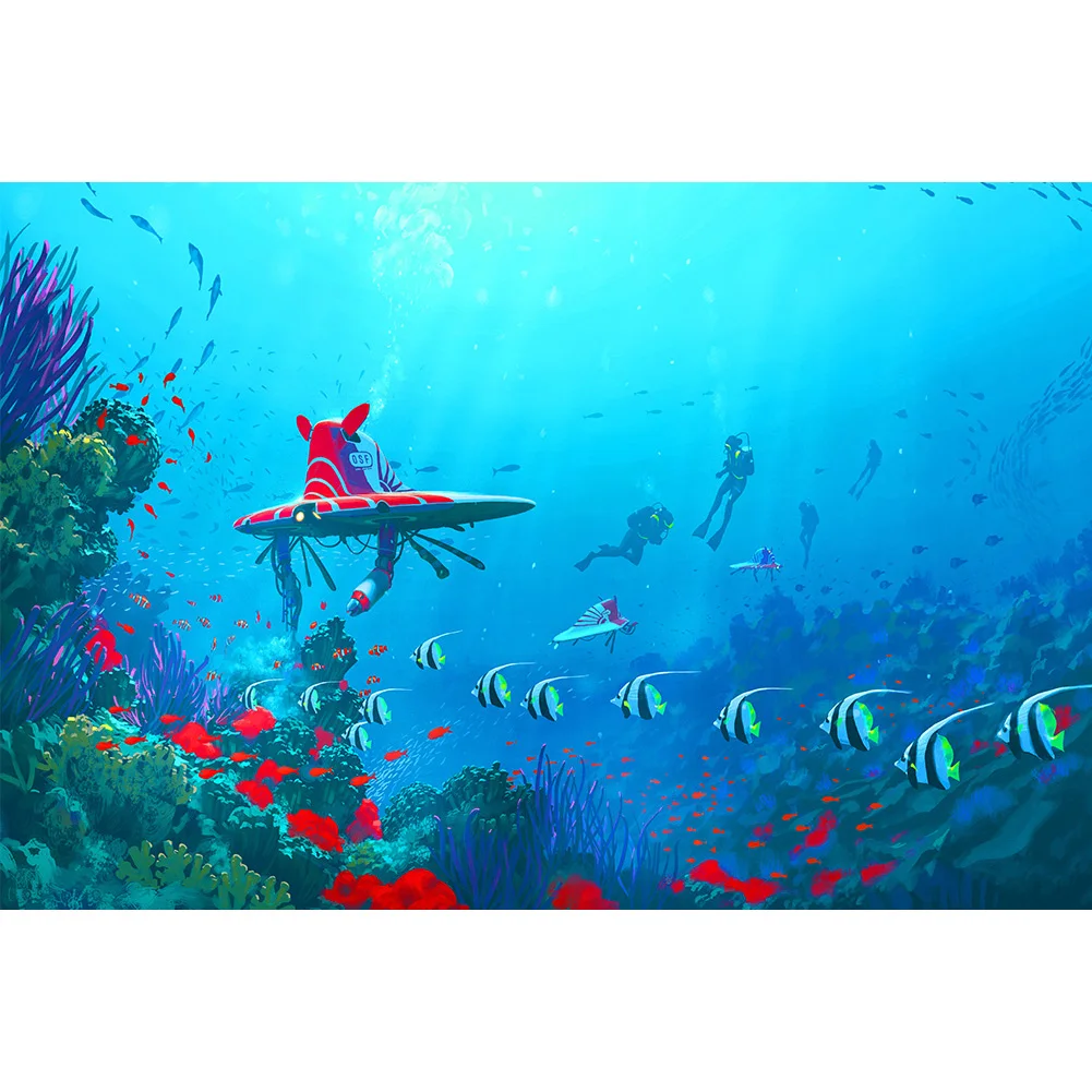 

Portable Paper Jigsaw Puzzles Underwater World for Family Puzzle Interesting Toys Educational Learning Study Toy Gifts