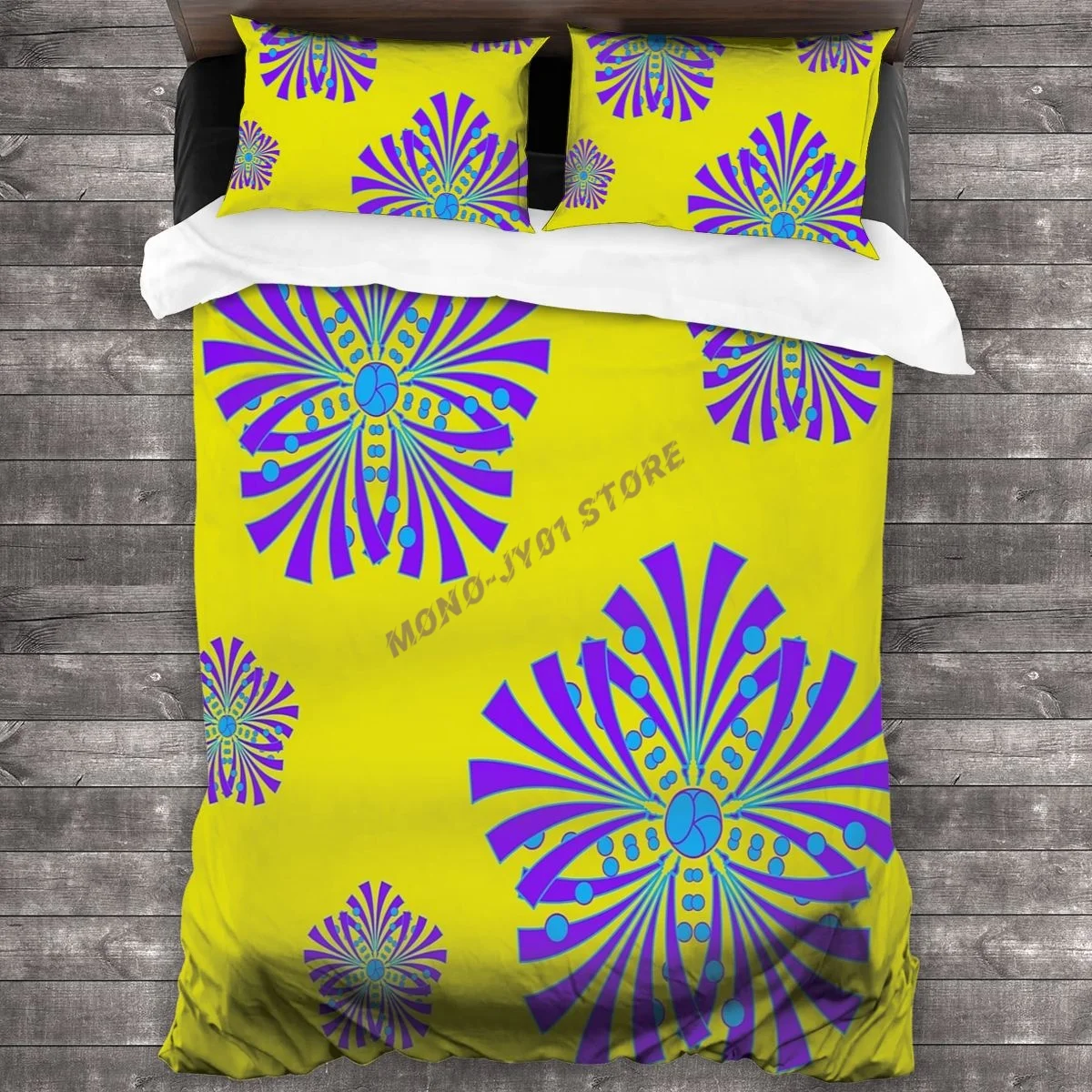 

Комплект постельного белья с абстрактным цветочным рисунком, пододеяльник, наволочки, одеяло, Комплект постельного белья