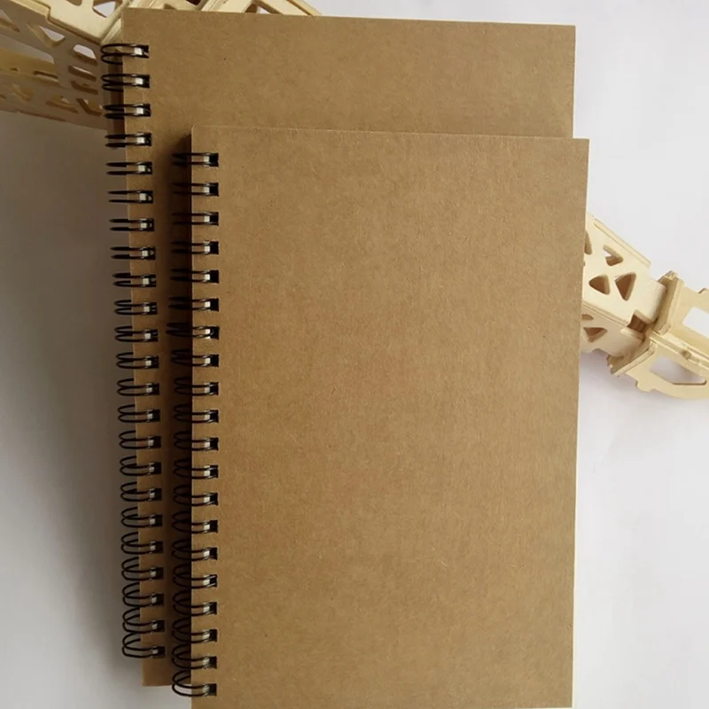 Блокнот в винтажном стиле для скетчинга блокнот рисования из крафт-бумаги с