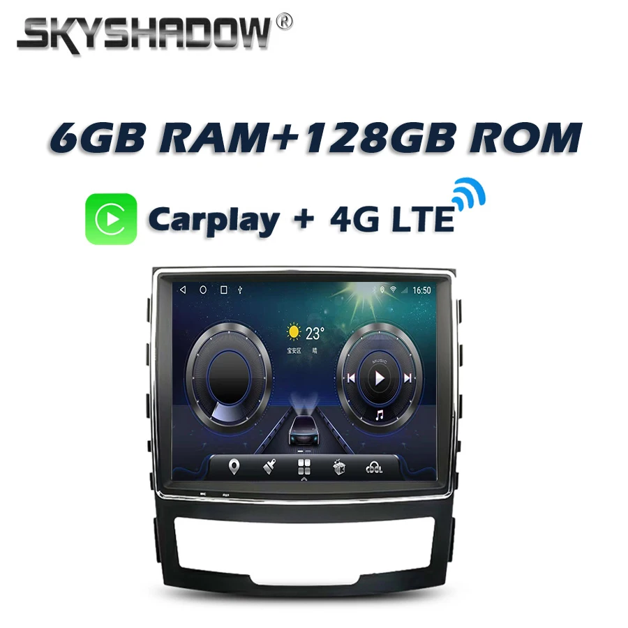 8 4 &quotCarplay DSP IPS Android 9. 0 64G + 11 GB Автомобильный медиаплеер DVD GPS WIFI Bluetooth 128 радио для