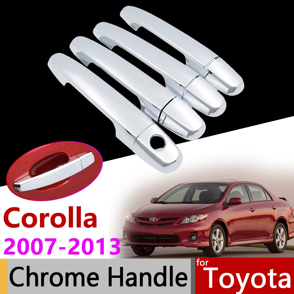 Автомобильные экстерьер аксессуары двери Хромированная ручка Крышка для
