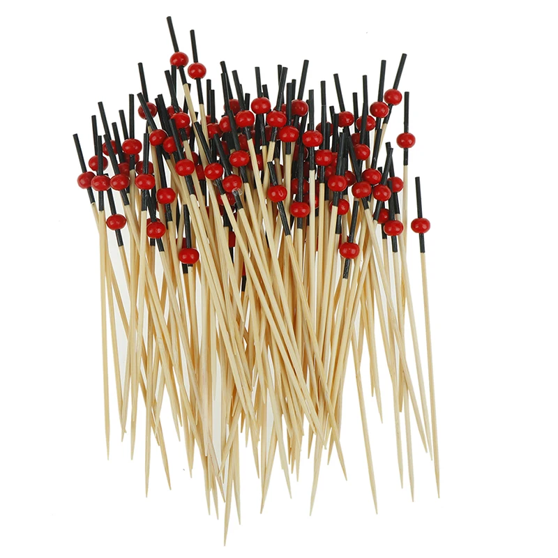 100 шт. пищевые десертные палочки вилка для фруктов Топпер кексов необычная