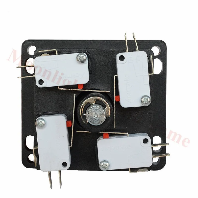 2 шт. черный/красный джойстик в американском стиле HAPP с микропереключателями Acemake