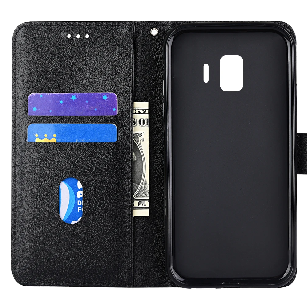 Чехол J2 Core кожаный флип-чехол для Samsung Galaxy J260F 5 дюймов чехол Etui | Мобильные