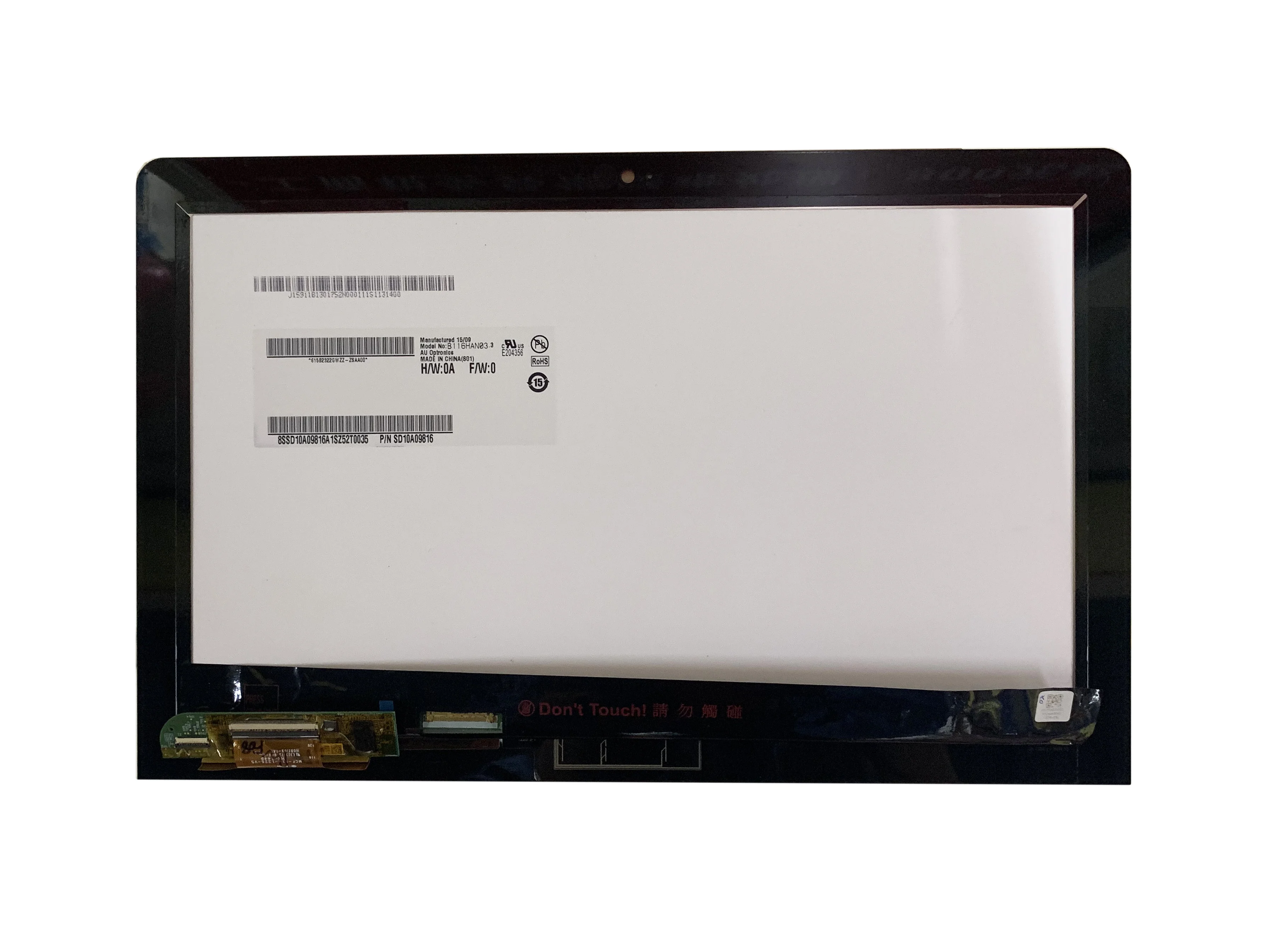 LD116WF1-SPN2 B116HAN03.3 for Lenovo Thinkpad Helix 2 Touch Digitizer Screen Assembly 11.6 LCD Panel FHD 1920*1080 IPS eDP 30pin |
