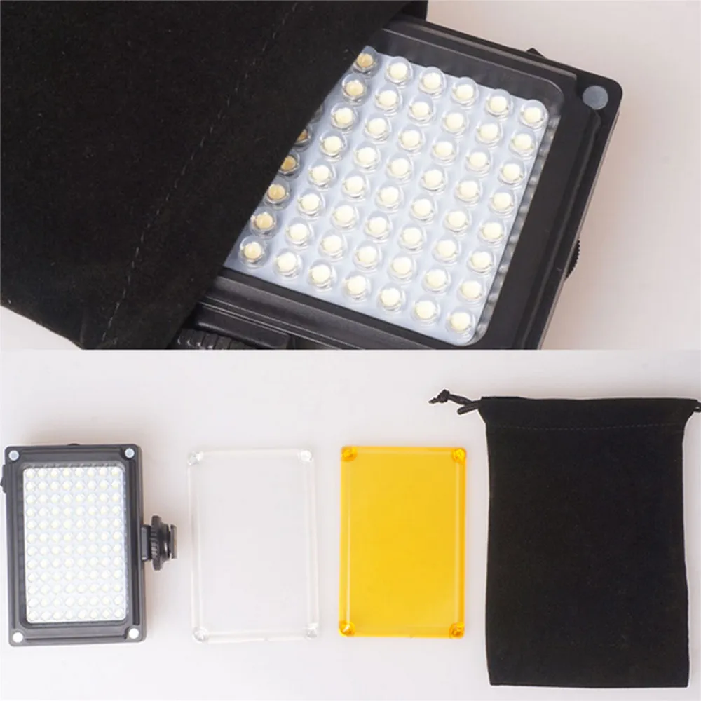 

Mini 96 LEDs Video Light Camera Hot Shoe Photography Filling Light Lamp for Canon /Nikon Camcorder DSLR Camera Accessories