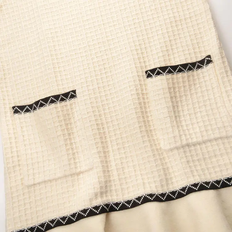 Женское вязаное платье с карманами свободные женские короткие вязаные