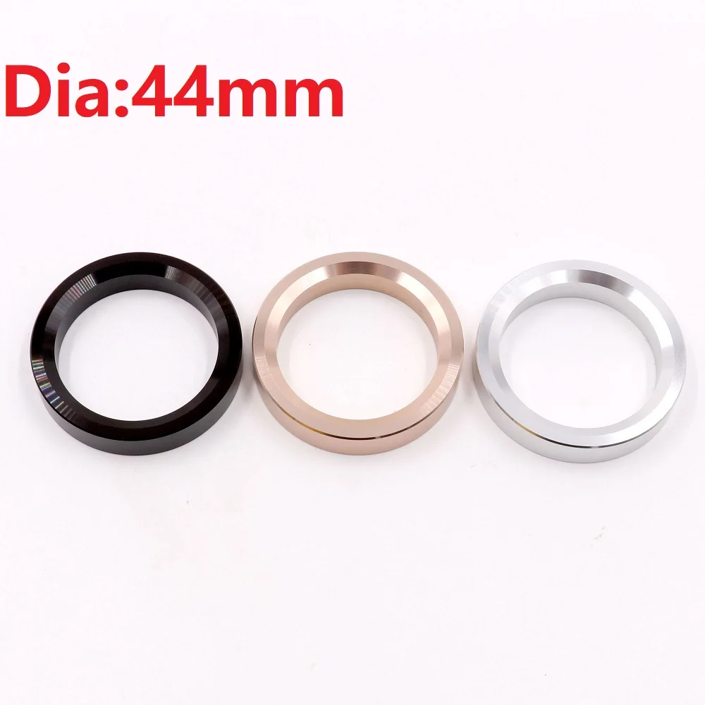 

Silver Gold CNC Machined Aluminum 44mm For 6SN7 6SL7 CV181 EL34 Tube Pre Amplifier Decorating Base Ring