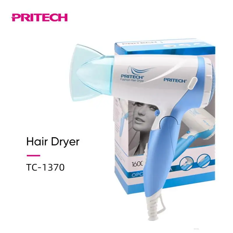 

Pritech Foldable Travel Hair Dryer 1600W Portale Mini Hair Dryer