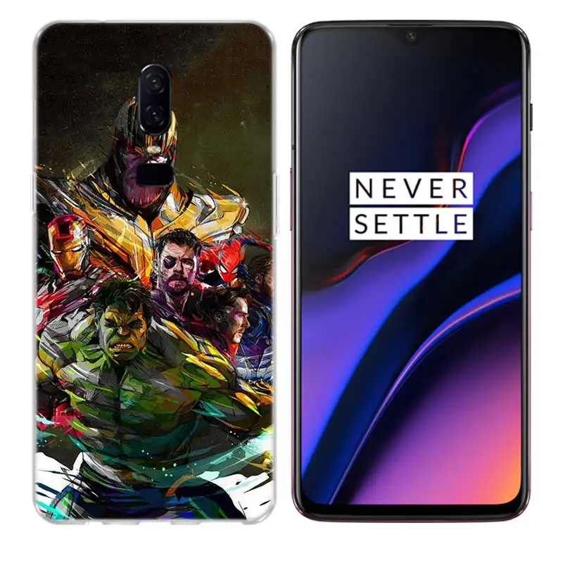 Revenge Alliance Luxury Soft TPU Silicone Phone Back Case For OnePlus One Plus 7 Pro 5 5T 6T 6 Fundas Printed Cover |