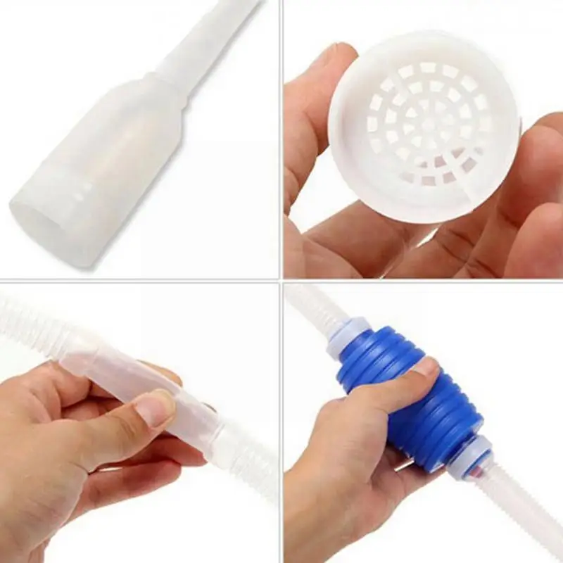 

Plastic Cleaner Vacuum Pump For Fish Aquarium Wash Sand Water Changer Washing Pump Siphon Suction Pipe Ezlife P2t5