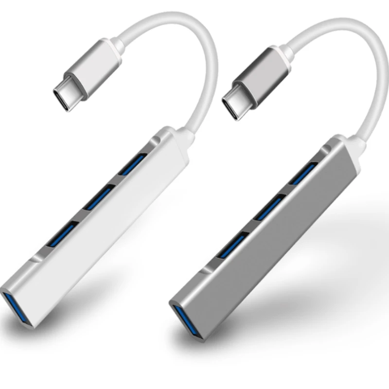 Концентратор USB C 3 0 Type 1 4 порта мультиразветвитель адаптер OTG для Lenovo Xiaomi Macbook Pro 13 15
