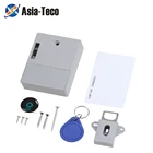 Мини интеллигентая (ый) Электрический индукционный дверной замок операции RFID замок для шкафа мебель замок ящика блокировки RFID ключ