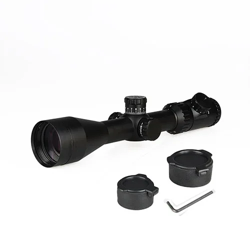 Черный PPT военный Tacitcal 4-16x50MM подсвеченный красным 11 позициями винтовка Зрительная труба для охоты gs1-0297 - Цвет: Черный