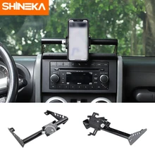 SHINEKA GPS Stand Holder For Jeep Wrangler JK Car Mobile Phone Support Holder Accessories For Jeep Wrangler JK 2007-2017