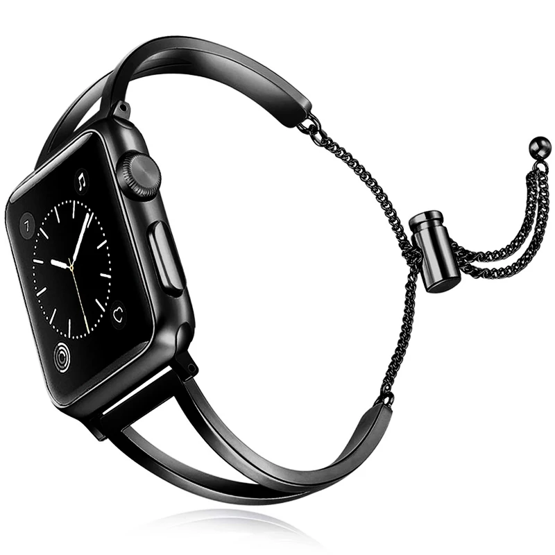 Аксессуары для часов apple watch band 40 мм 38 44 42 iwatch 5/4/2/1 браслет из нержавеющей стали
