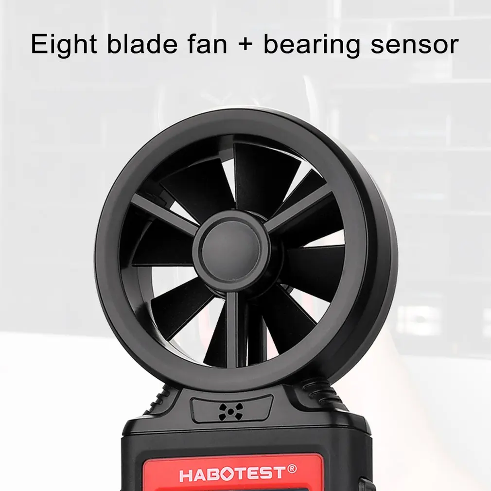 

Digital Anemometer HT625 Series Handheld Wind Speed Gauge Meter With Air Volume And Humidity Measure Backlight LCD