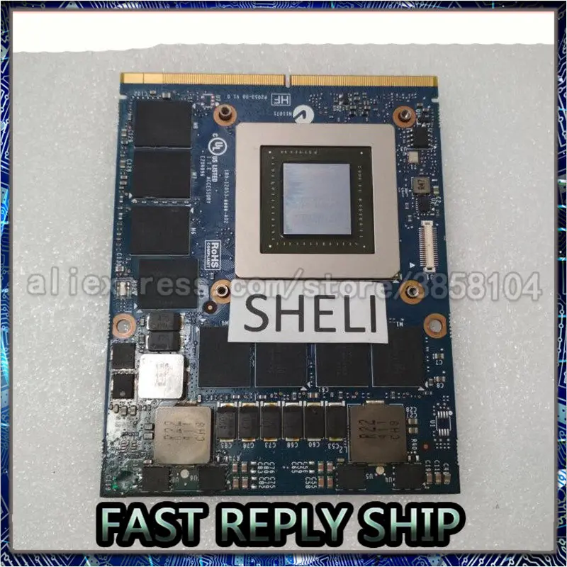 Шели M17X R5 M18X R3 ноутбук JH9PP 0JH9PP N15E GX A2 GTX880M GTX 880M DDR5 8G Мб видеокарта|Материнские платы|