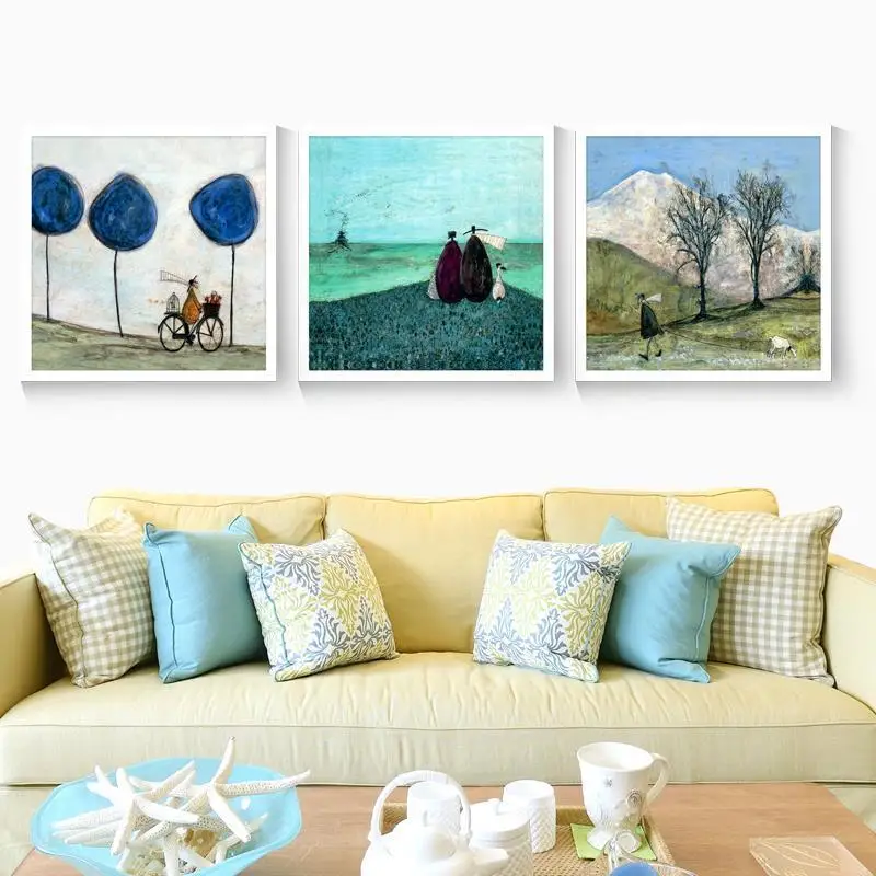 By Numbers Plakat Tableaux Muraux Moderne And Print Painting Decoracion Hogar Moderno Poster Wall Picture For Living Room | Дом и сад