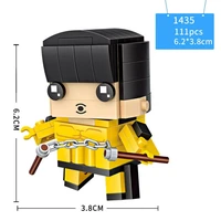loz chinese kung fu superstar mini diamond building block big head cartoon bruce lee bricks educational toys for children gift