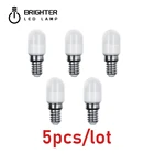 Лампа для холодильника, духи, мини Led E14 1,5 w 230v Smd 2835 5 шт.лот, лампа для холодильника