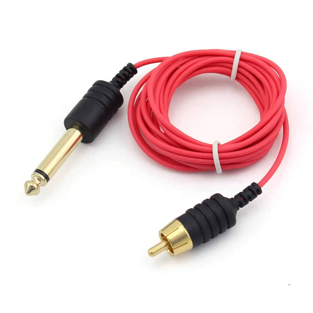 Шнур RCA для татуировки ручной работы прямой тонкий кабель разных цветов|Блок