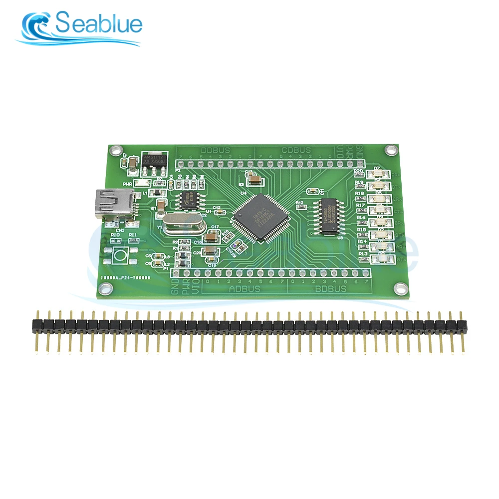 Макетная плата FT2232HL обучающая FT2232H Mini макетная высокоскоростной USB 2 0-SPI двойной