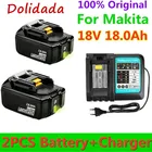 18V1 8Ah перезаряжаемая батарея 18000mah литий-ионная батарея сменная батарея питания для MAKITA BL1880 BL1860 BL1830 батарея + 3A зарядное устройство