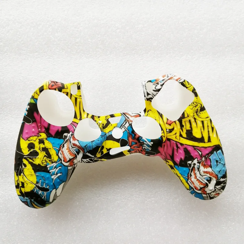 100 шт. силиконовый Камуфляжный защитный чехол для PS4|Запасные части| |