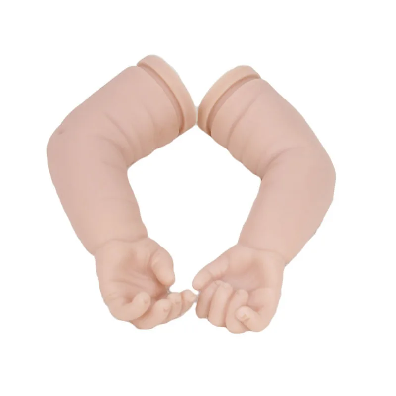 

Bebe Reborn Doll Kit 22 inch Blank Handmade DIY Accessories open eyes Soft Silicone Unpainted Kids Playmate Birthday Gifts