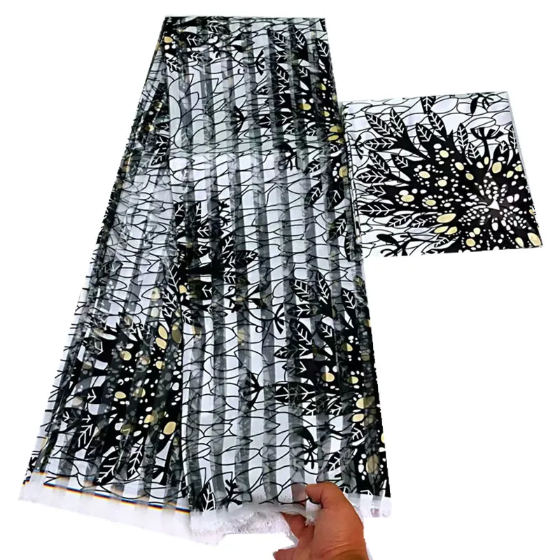 

Organza silk satin fabric hot selling silk organza fabrics african wax style satin silk with chiffon material4+2yards