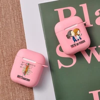 greys anatomy youre my person pink soft silicone tpu wireless earphone accessories for airpods 1 2 pro 3 cover protective case