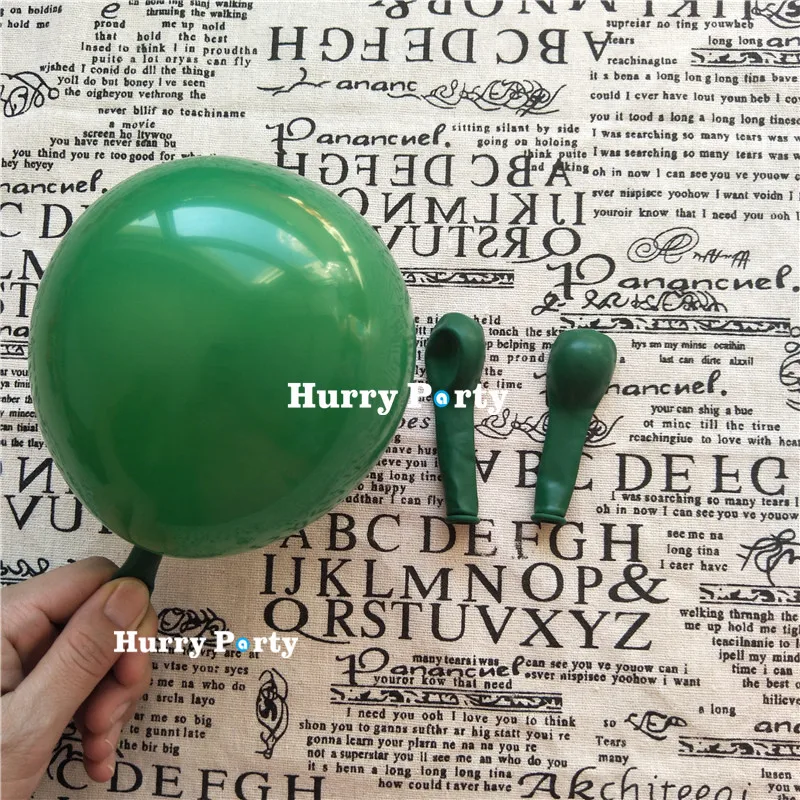 100Pcs Forest Party Decoration Balloons Baby Shower Red Dark Green Metallic Gold Balloon Garland Arch Kit 1St Birthday | Дом и сад