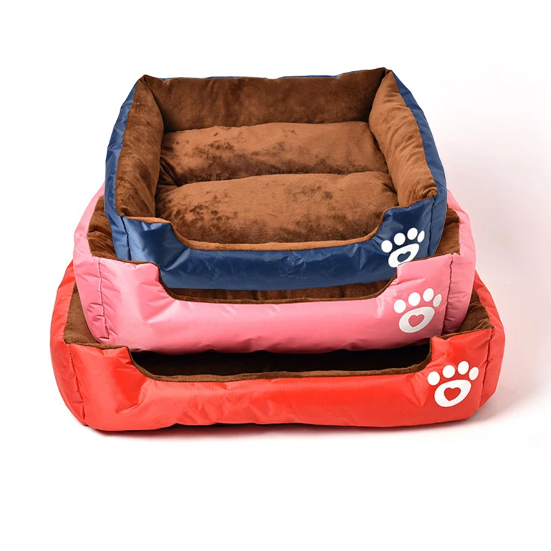 

Dual-Purpose Dog Bed Warm Sofa Cushion Pet Supplies Soft Pet Washable Domestic Cat Puppy Pure Cotton Kennel Cushion Cama Perro