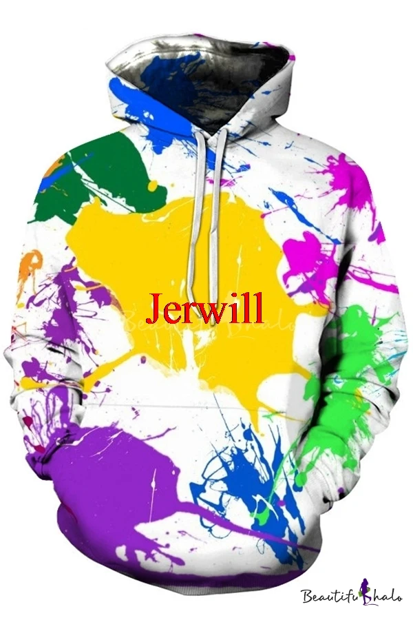 

Модная свободная Спортивная толстовка с длинным рукавом и 3D-принтом граффити, модная Толстовка большого размера