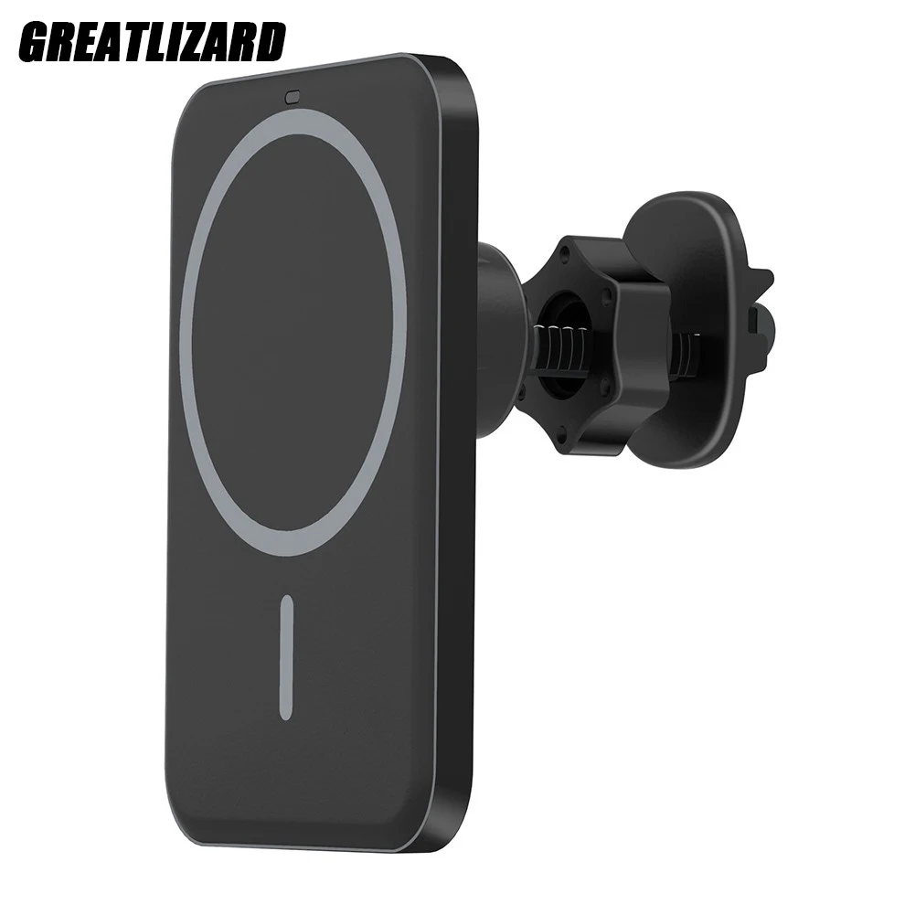 

15W Magnetic Car Wireless Charger For IPhone 12 Series Super Adsorption Wireless Charging Car Phone Holder Type-C