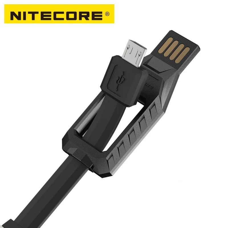 NITECORE LC10 portable magnetic outdoor USB charger for cylinder rechargeable Li-ion battery 1A MAX DC 5V with sensor light | Лампы и