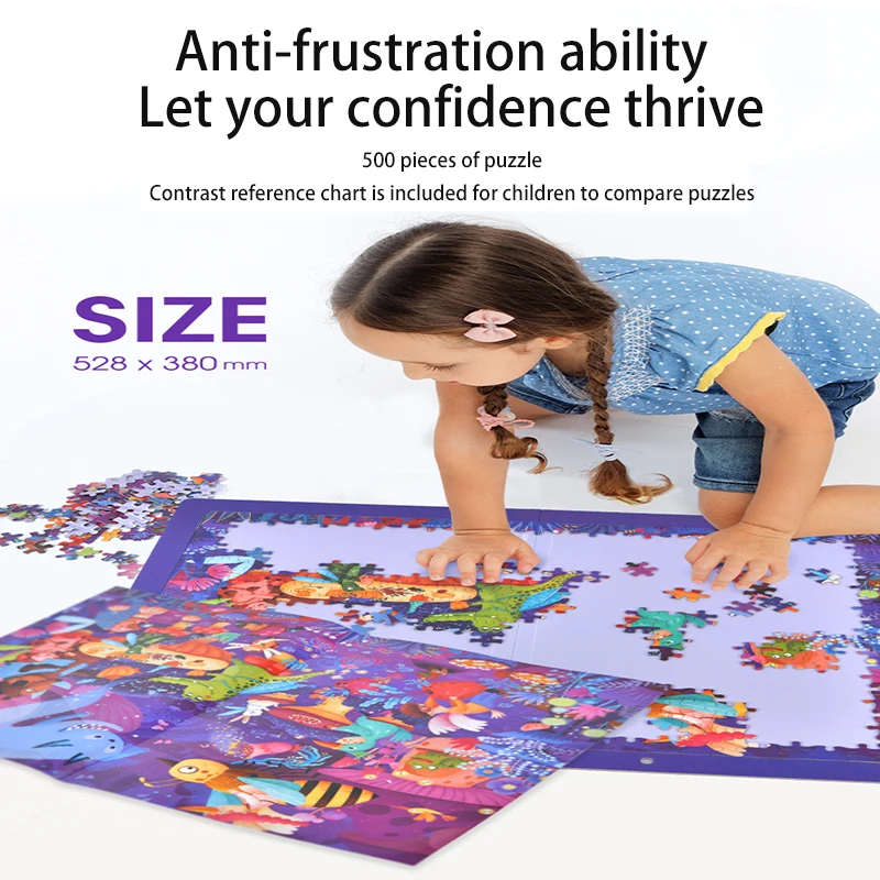 Mideer 500 шт. пазл для детей капитан медведь маскарадные забавные игрушки мальчиков